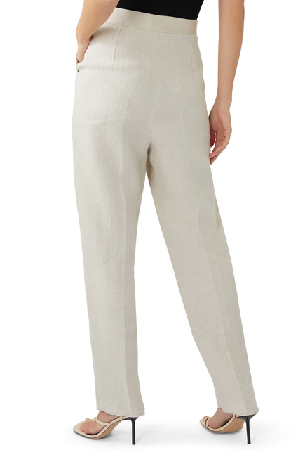 Tapered Linen Pants